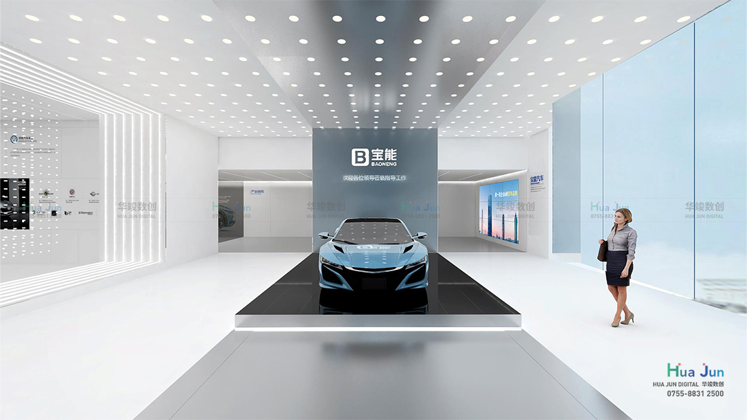 深圳宝能汽车新能源展馆设计 新能源展馆设计