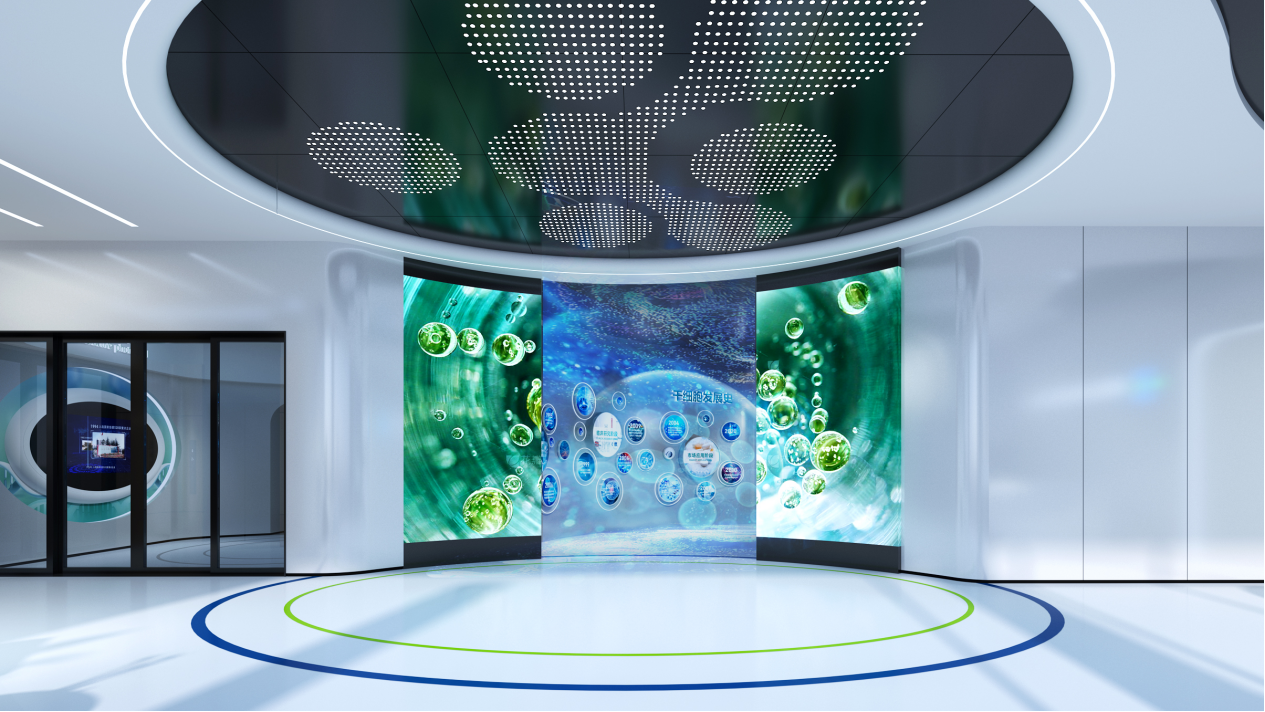 干细胞展厅设计 生物医药展厅设计