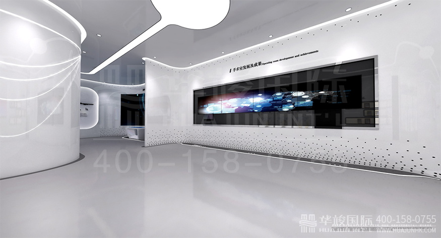 华剑建设集团医疗智慧展厅设计 华剑建设集团医疗智慧展厅设计