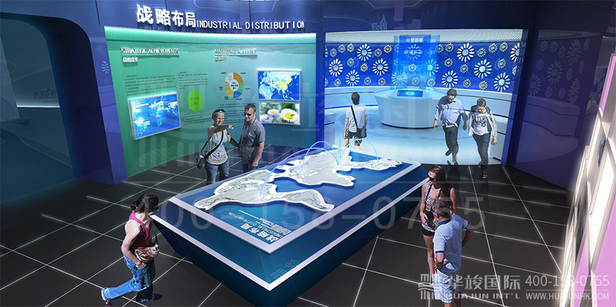 龙津药业医疗智慧展厅设计 龙津药业医疗智慧展厅设计