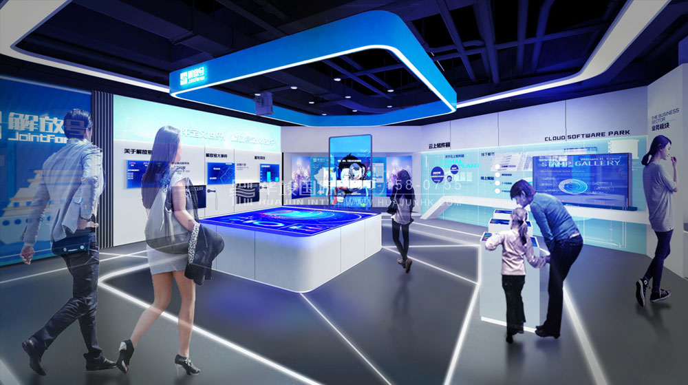 中软国际企业展厅设计 中软国际企业展厅设计