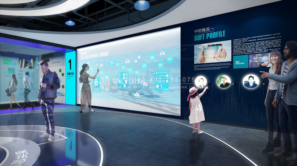 中软国际企业展厅设计 中软国际企业展厅设计