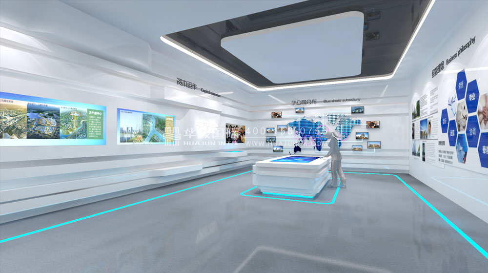 企业展厅效果图