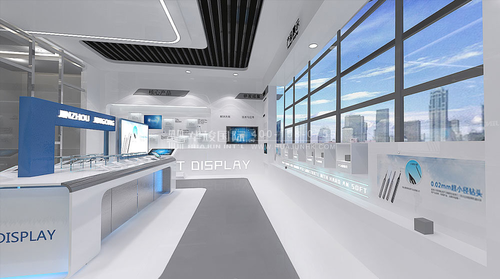 深圳金洲精工科技智能制造展厅设计