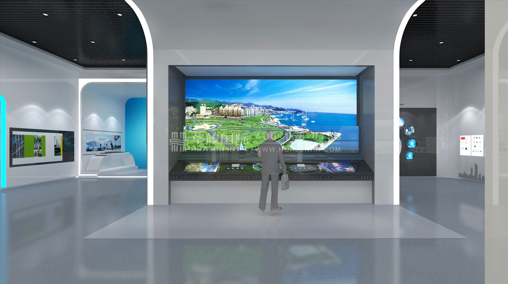 赫美集团展厅设计效果图