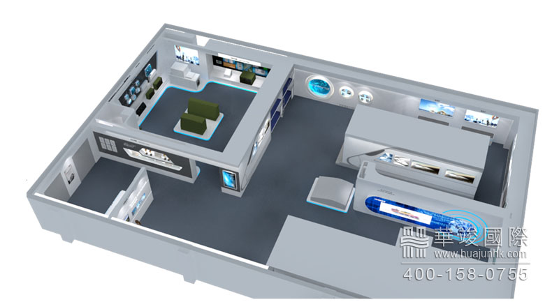 广冷华旭智能制造展厅设计