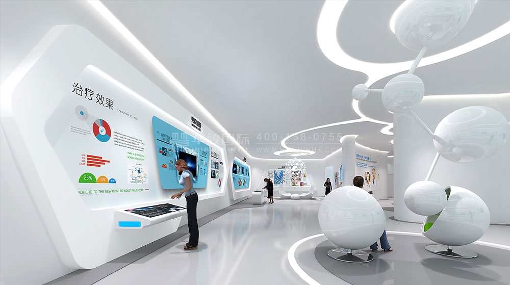 细胞数字展厅设计