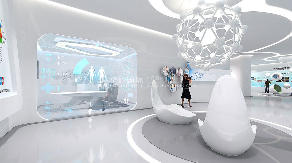 细胞数字展厅设计