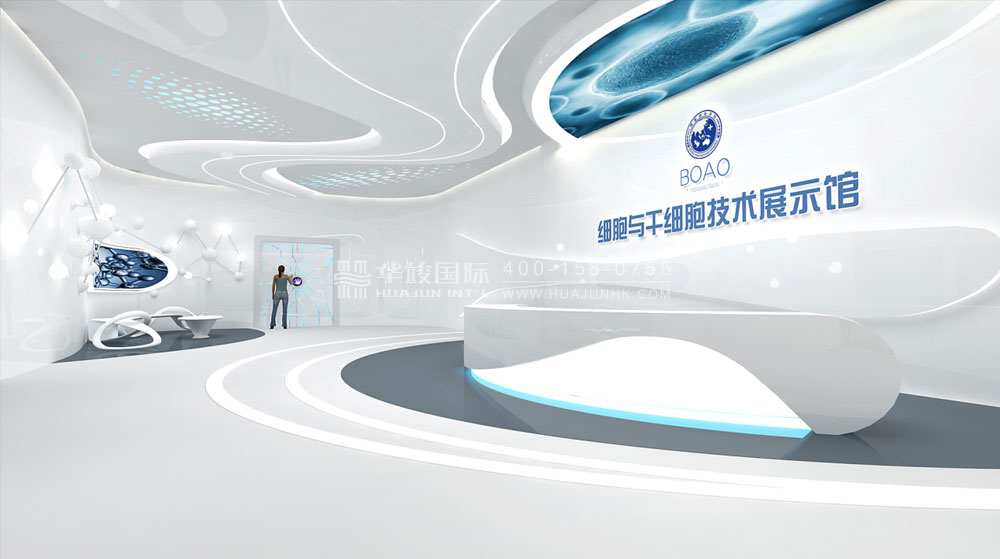 细胞数字展厅设计